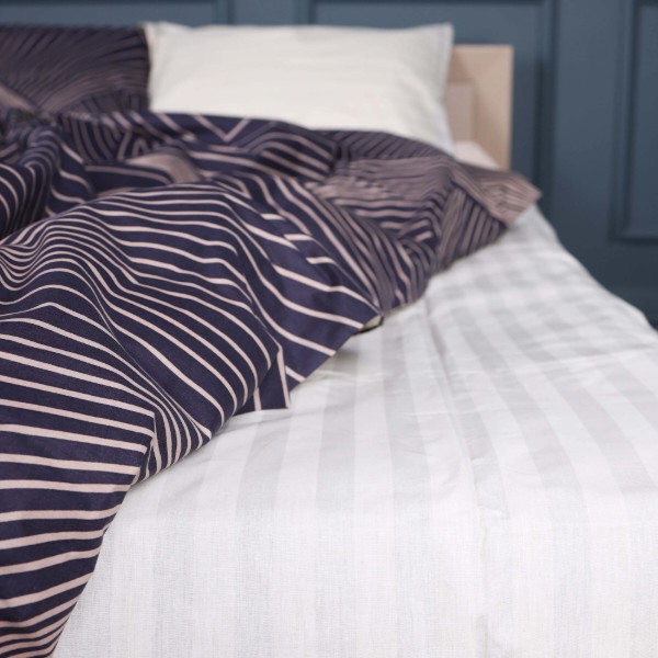 Фото - Комплект постельного белья детский MirSon 110х140 см 17-0721 Cream and Grey Stripes Бязь (2200010686609)